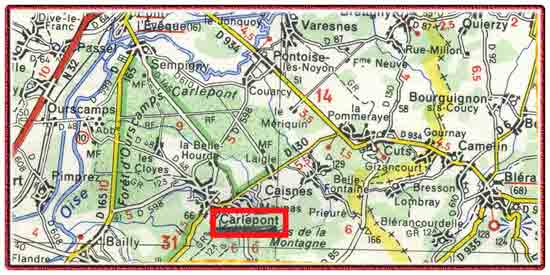 BOUCHER Alexis Marie -MPF : 17-9-1914 à Carlepont (Oise) 