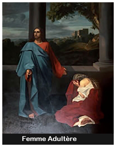 Le tableau de l’église de La Gacilly est donc une copie réalisée par Antoine Chintreuil, né le 15 mai 1814 à Pont de Vaux (Ain).
