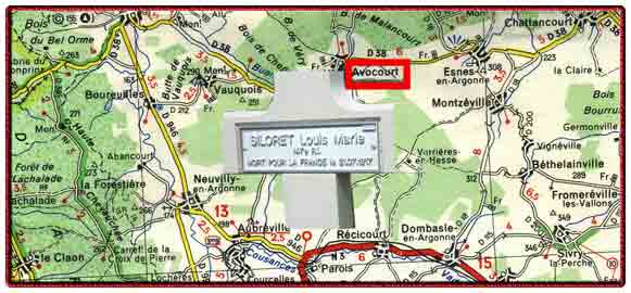 SILORET Louis Marie - MPF : 21-7-1917 au Bois d’Avocourt (Meuse)